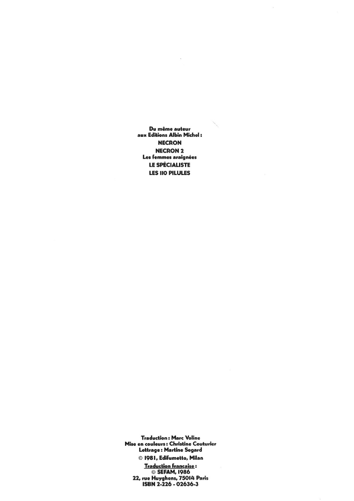 Necron 3 - Noblesse Dépravée page 3 full
