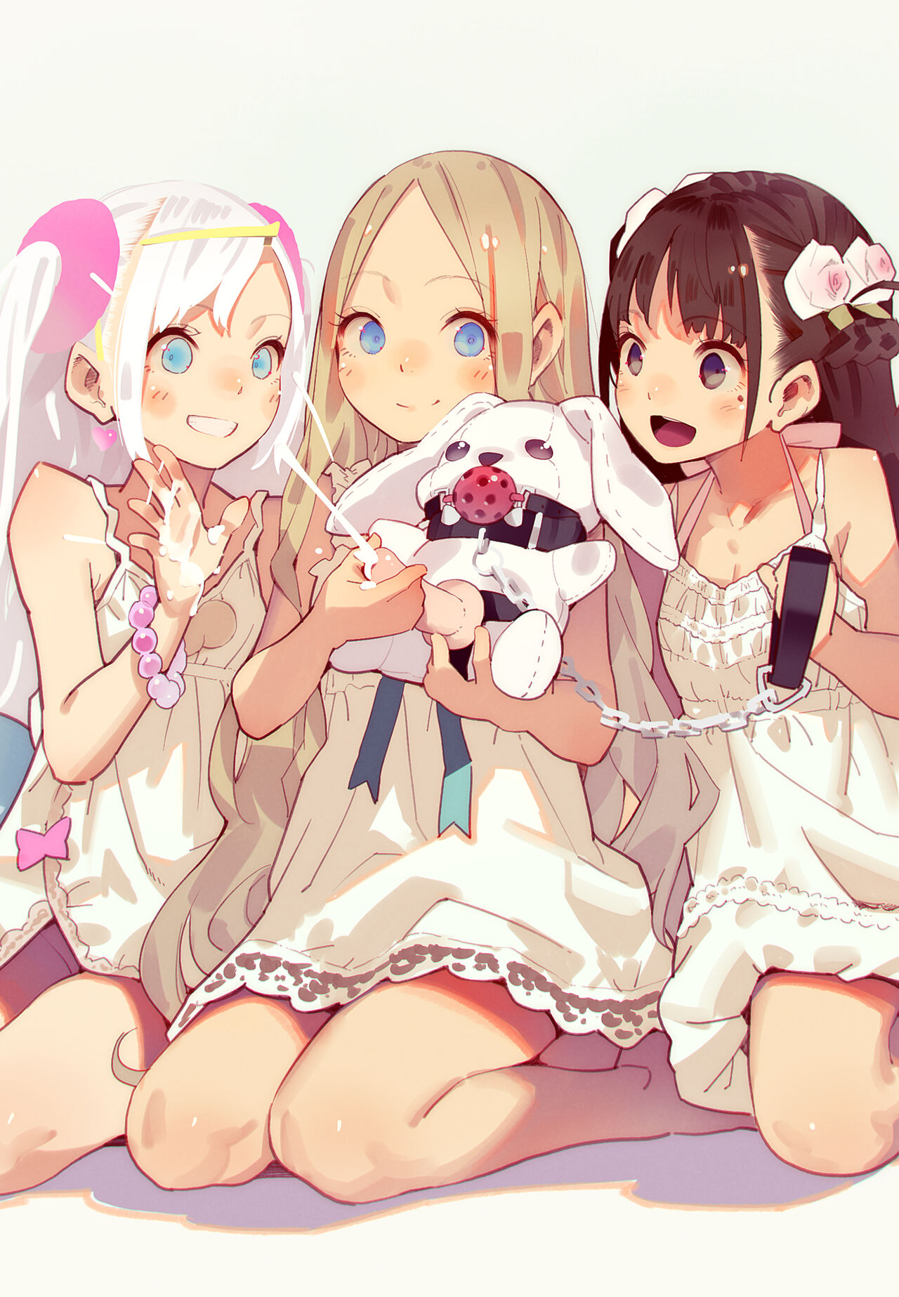 Otoko de asobu mesugaki-chan tachi illustration set 2020-2023 page 1 full