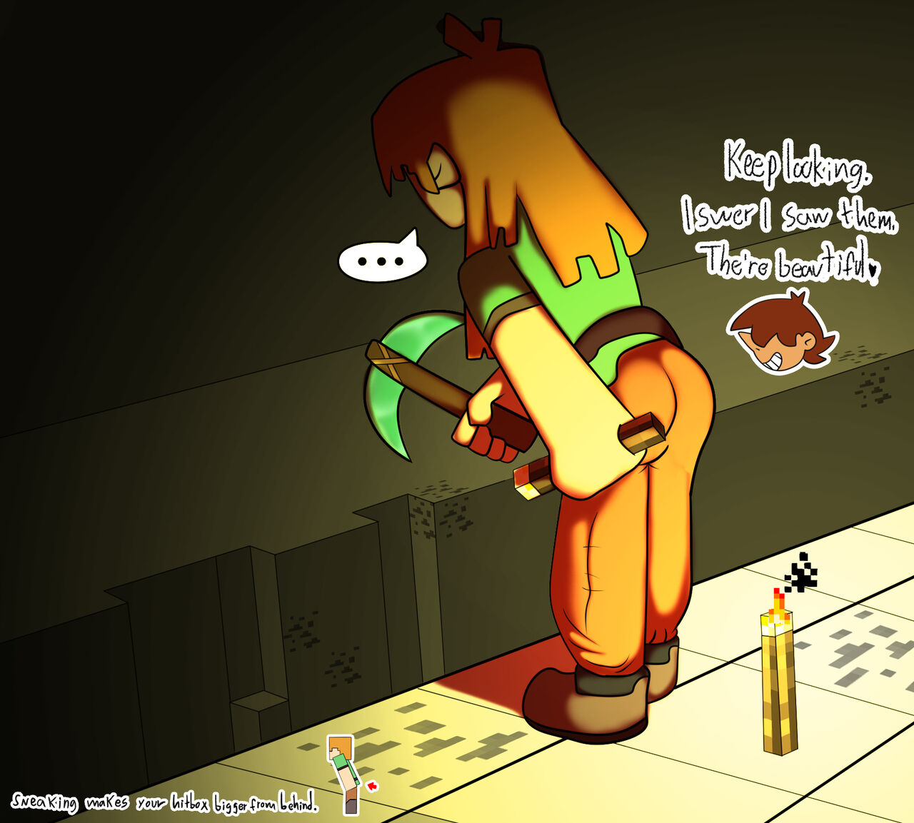 The world of Minecraft with Alex and an unexpected guest page 3 full