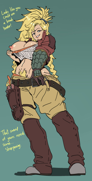 [Bathsalts1] I see new Monster Hunter Girl (Monster Hunter: Wilds) cover