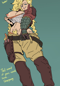 I see new Monster Hunter Girl