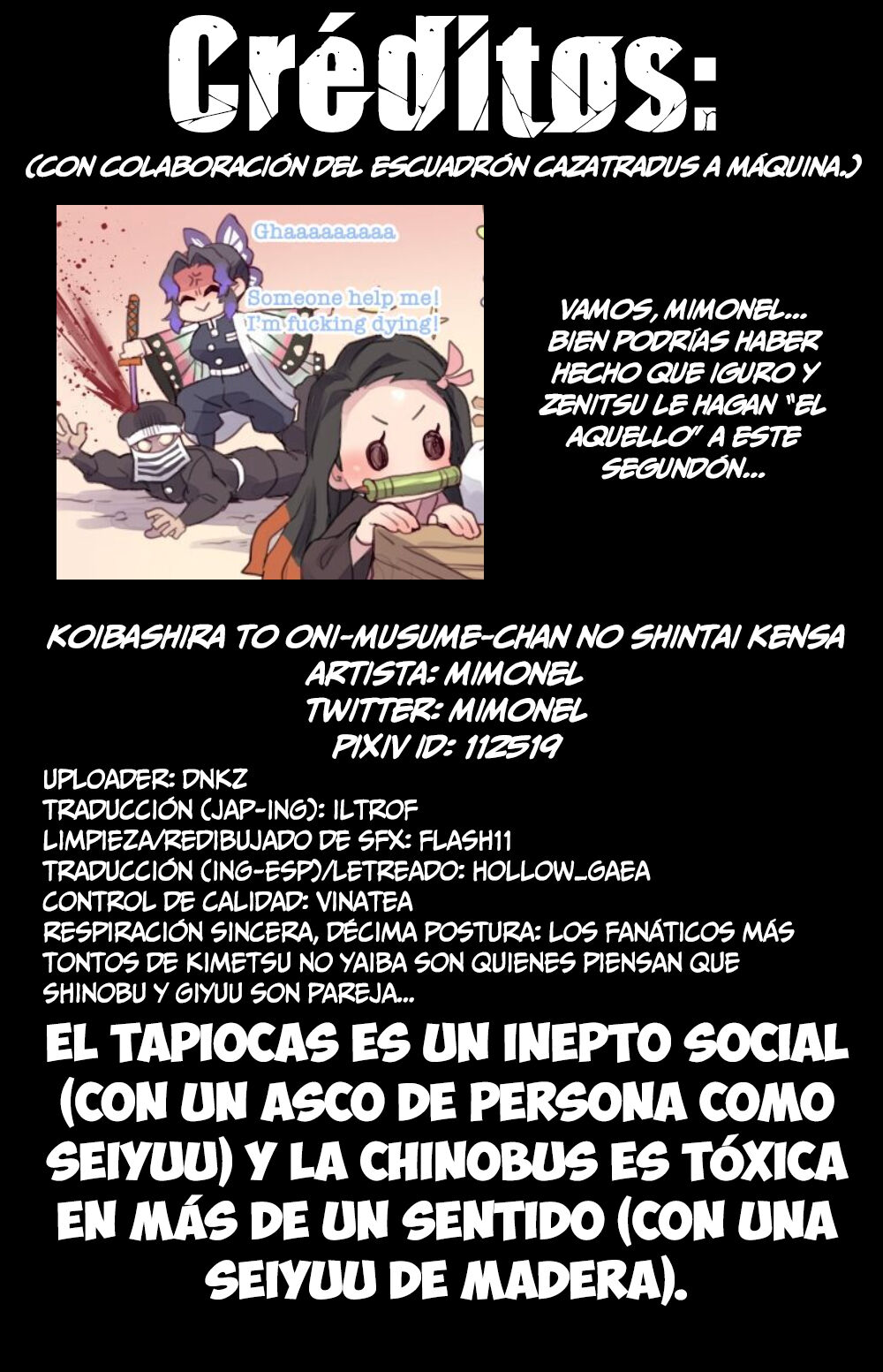 Koibashira to Oni-Musume-chan no Shintai Kensa ❤️ | El Pilar del Amor y la Niña Demonio a Chequeo Médico ❤️ page 6 full