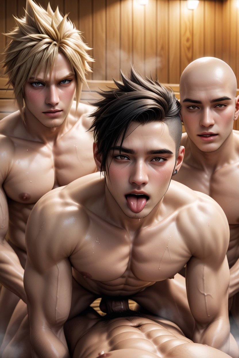M2M BL Yaoi Gay Cloud Strife / part 3 Asian page 10 full