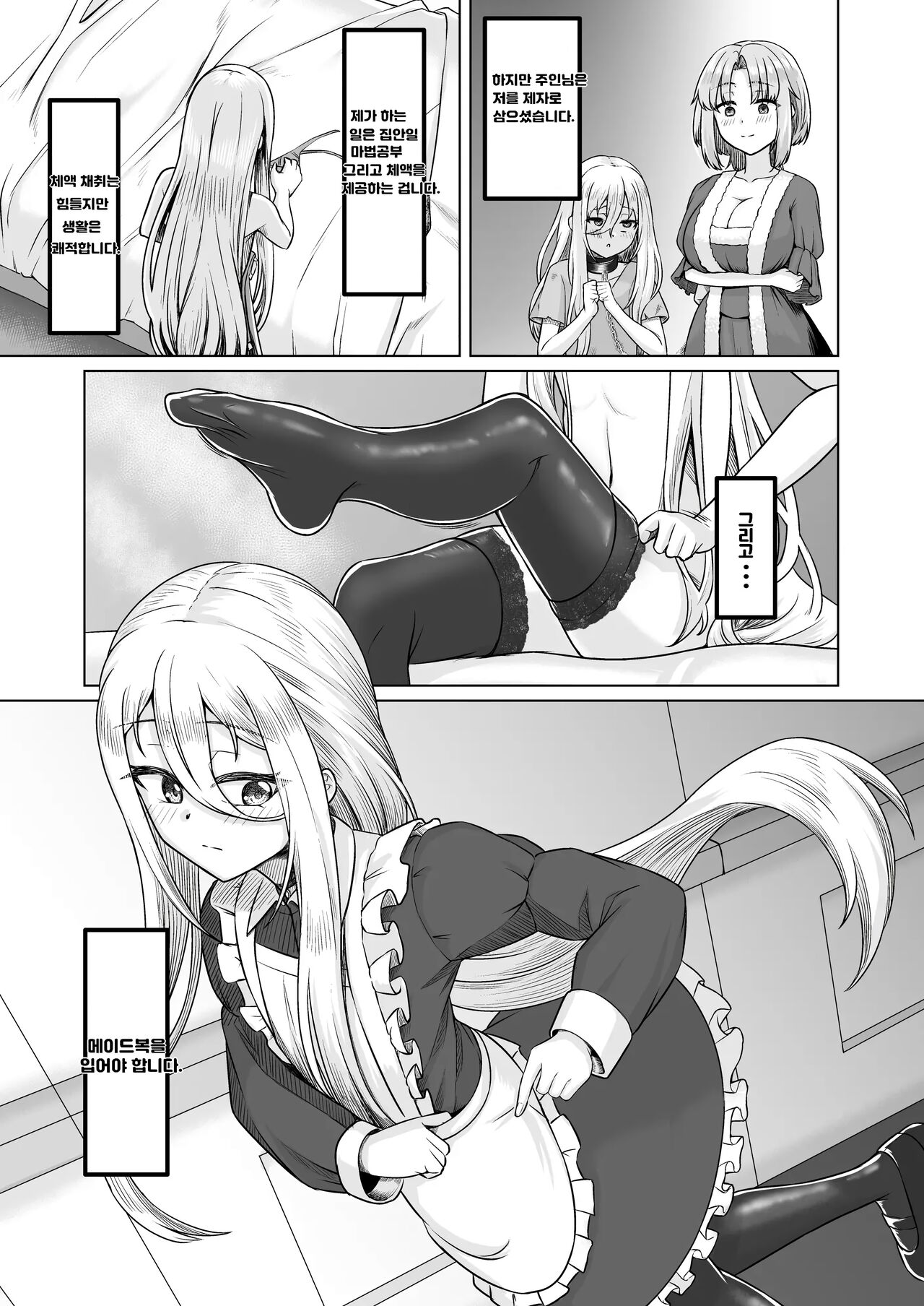 Majo Minarai  to Sakusei Slime | 마녀 견습생과 착정 슬라임 page 11 full