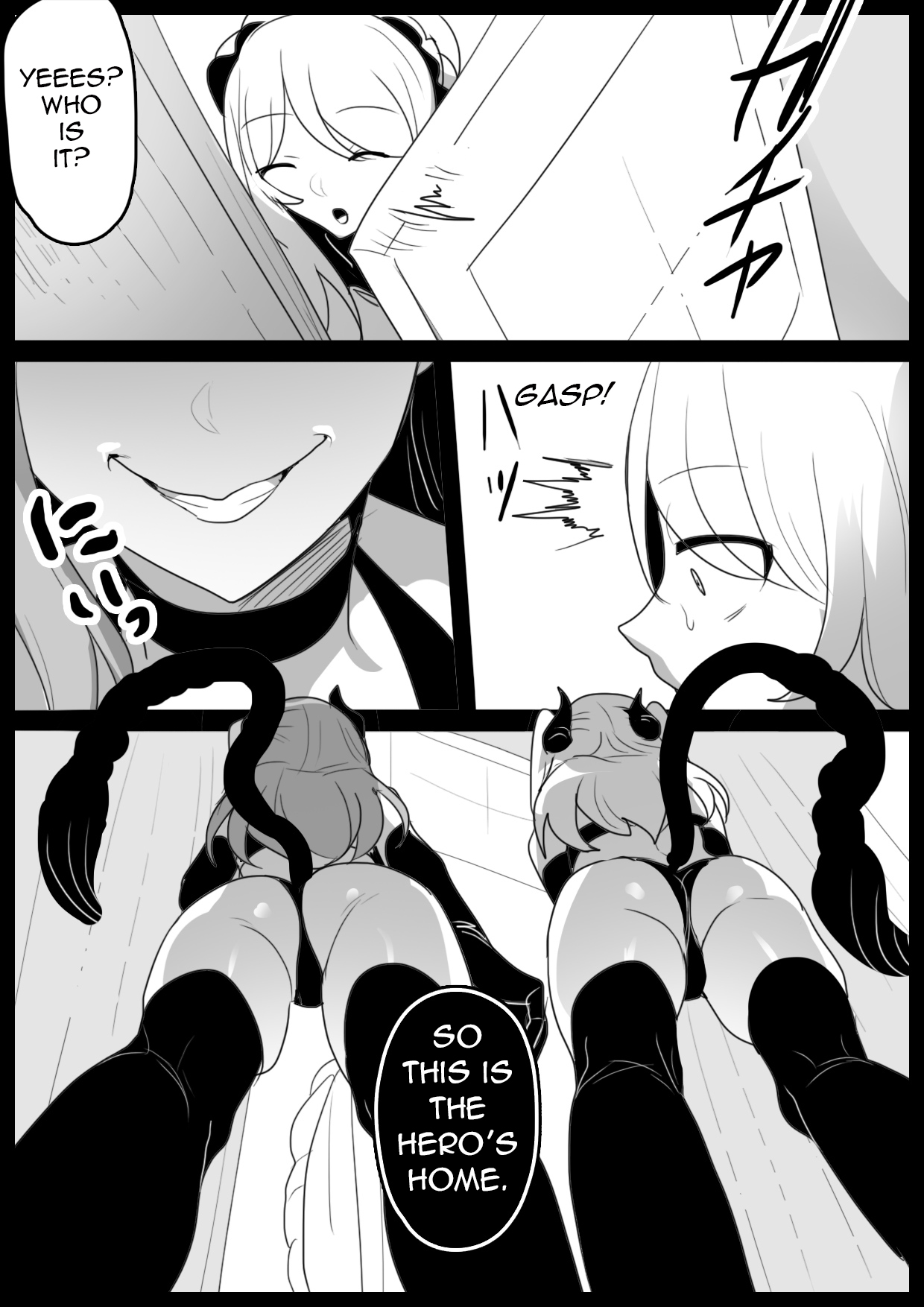 Succubus Shimai ni Papa no Kawari ni Houfuku Sakusei Sareru Ohanashi | The Tale of Vengeful Succubus Sisters Forcing Boys to Cum in Place of Their Daddy page 5 full