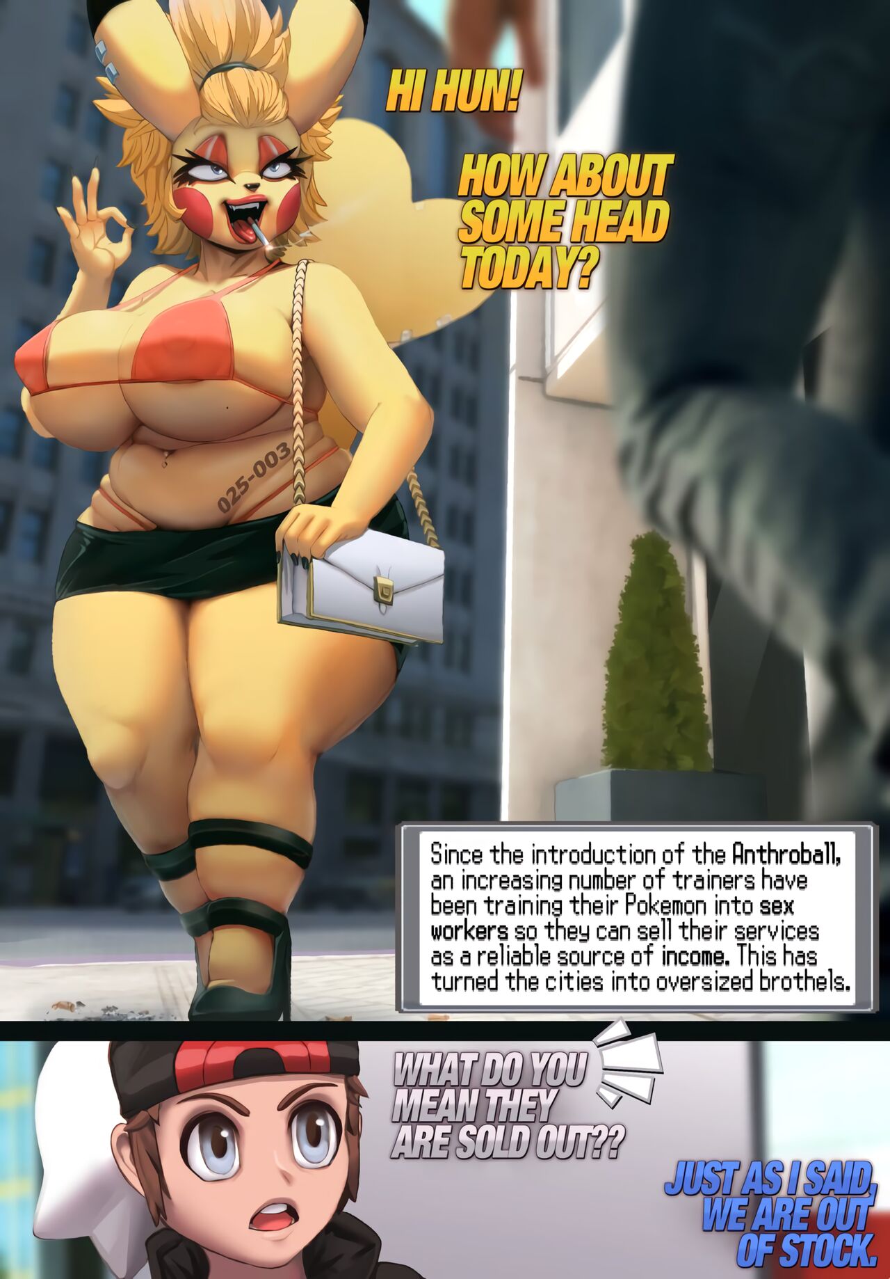Pokemon Trainer to Pokemon's Bitch page 1 full