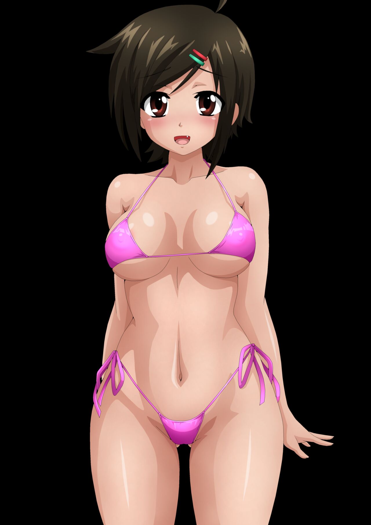 Tomoko Sakurai's Pink Bikini page 5 full