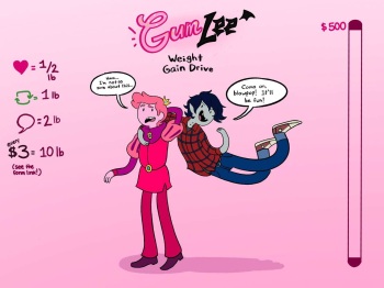 Marshall Lee and Prince Gumball Weight Gain cover