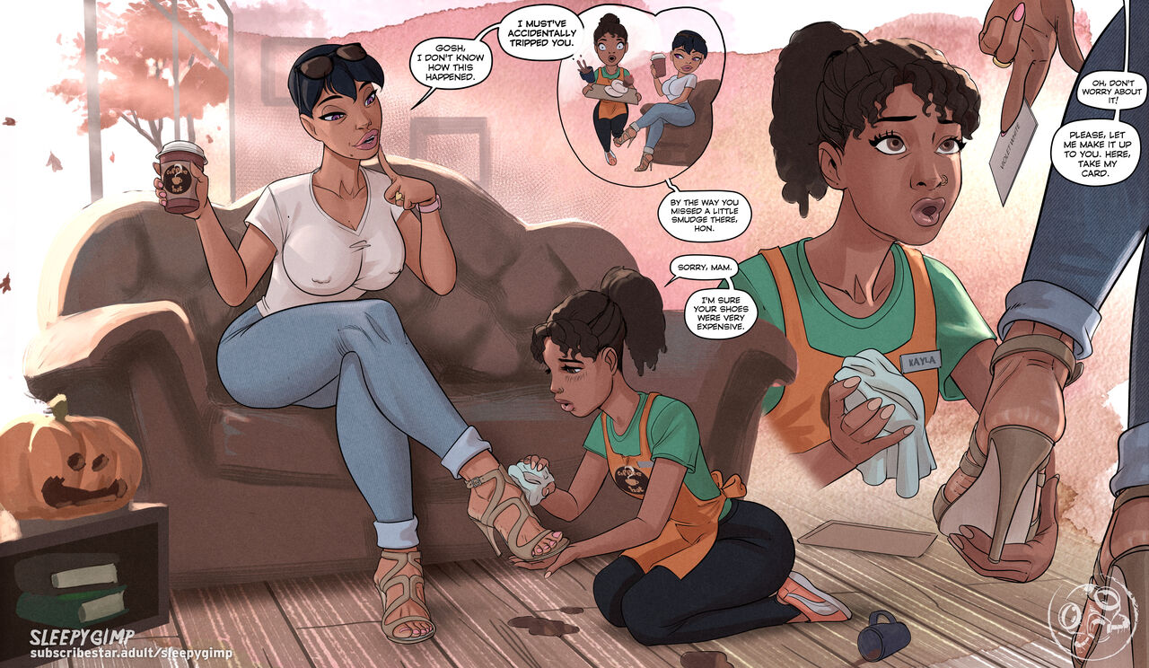 Seduced Barista — ENG page 1 full