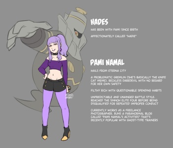 [WingedWasabi / various] Pami Namal (Pokemon OC) cover