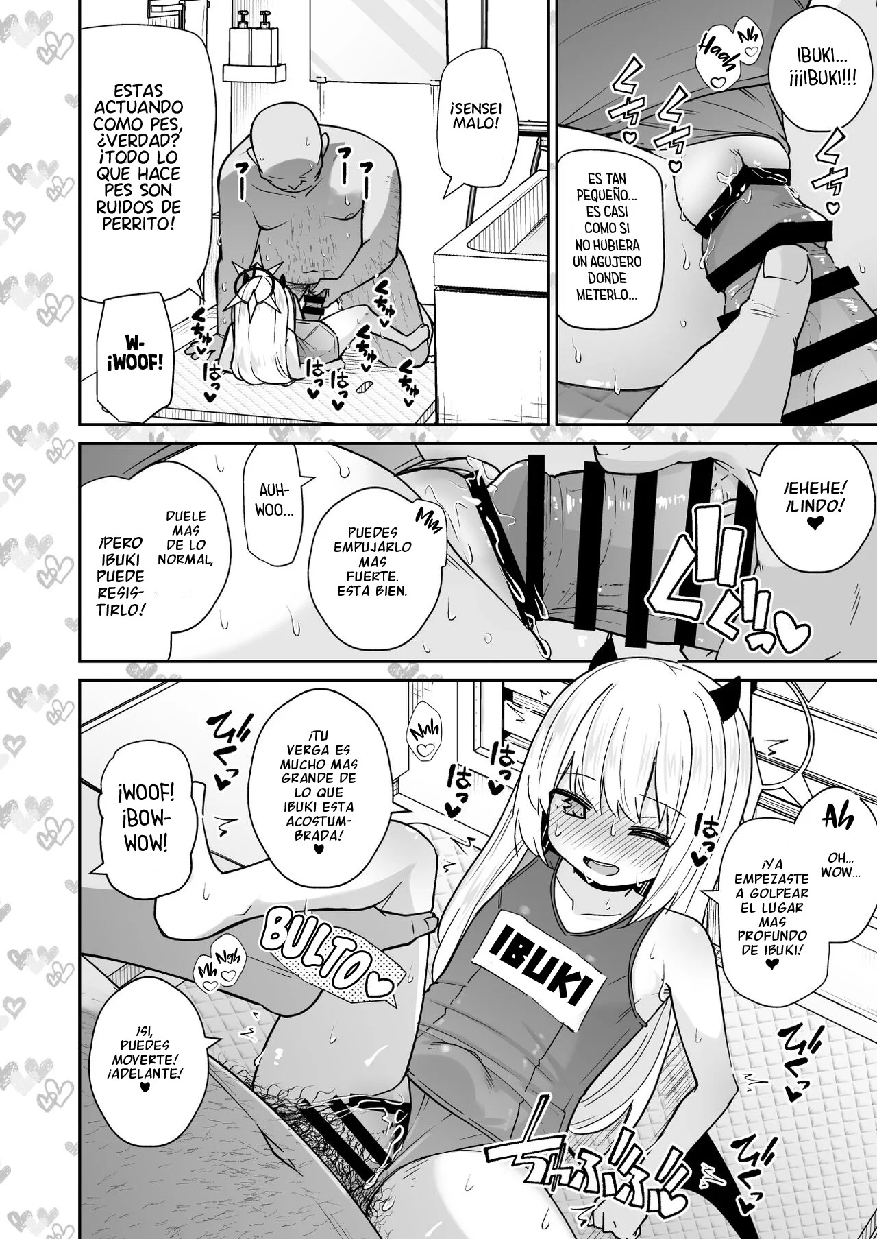 Sensee Ibuki to Wanwan Gokko Shiyo？| ¡Sensei! ¿Quieres Jugar a ser Perritos con Ibuki？ page 12 full