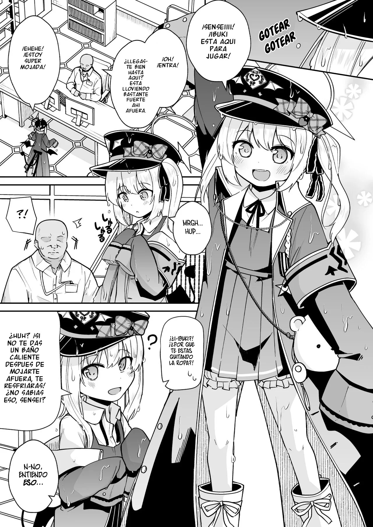 Sensee Ibuki to Wanwan Gokko Shiyo？| ¡Sensei! ¿Quieres Jugar a ser Perritos con Ibuki？ page 3 full
