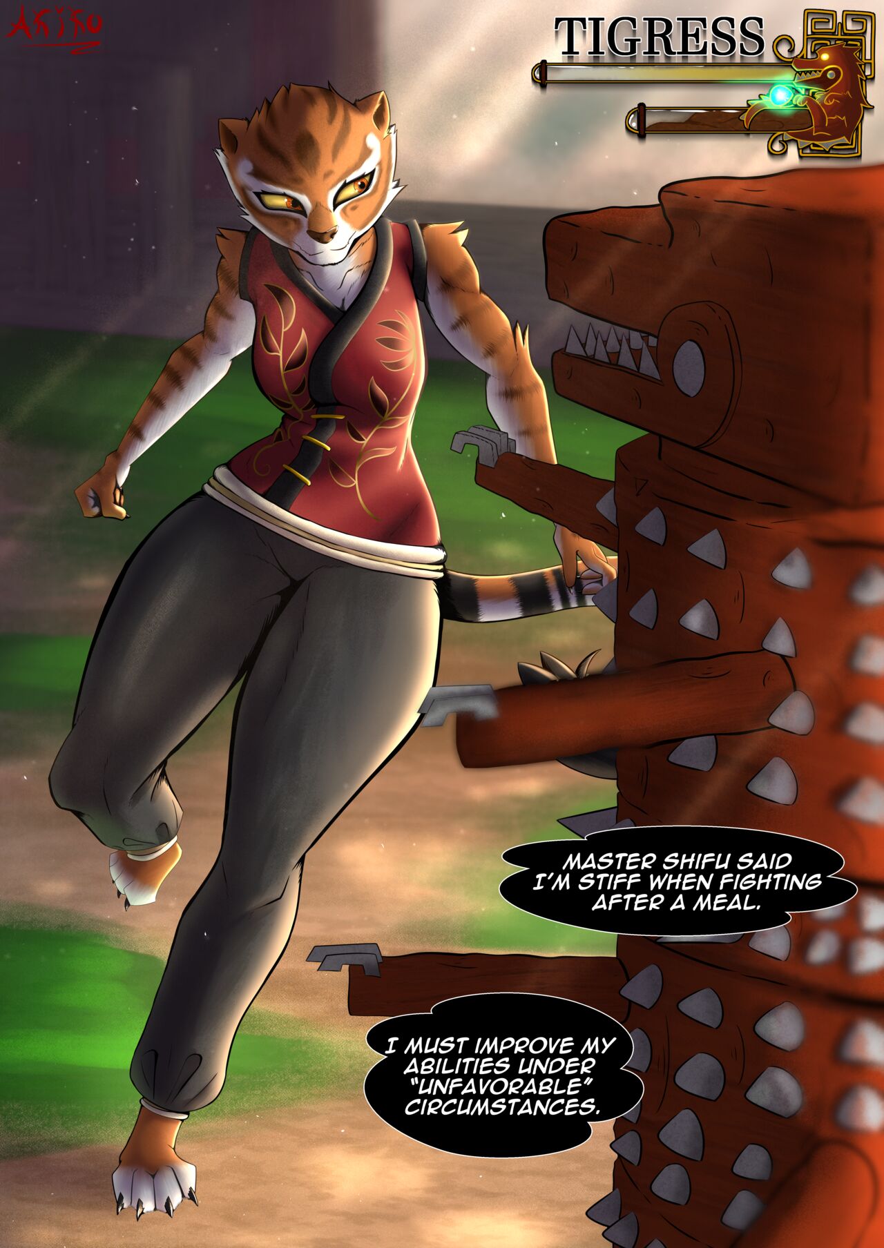 Tigress's Special Training Session page 1 full