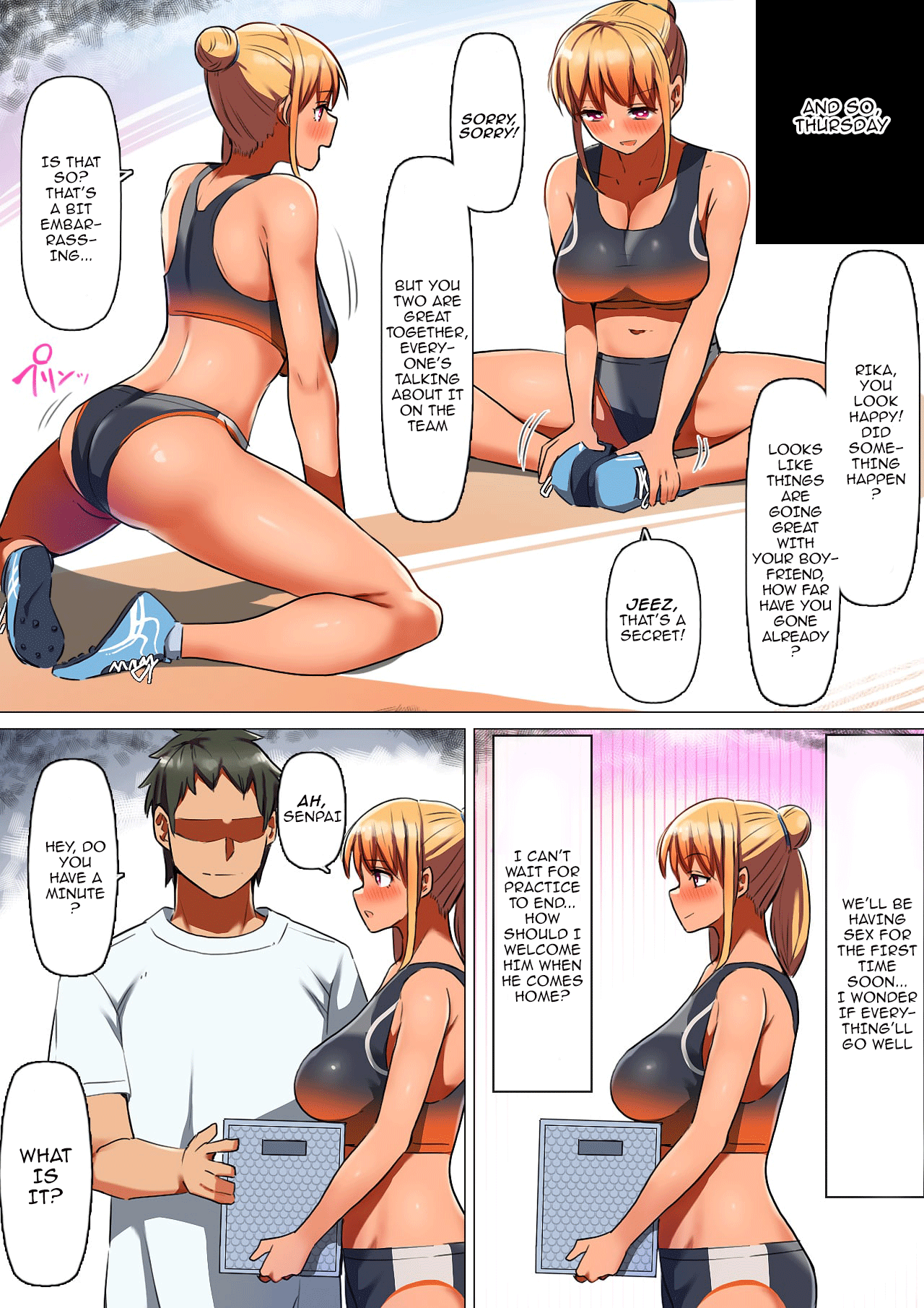 Sports-kei Kanojo, Nikubenki Health ni Ochiru. | A Sporty Girl Degenerates Into A Meat-Toilet Prostitute page 11 full