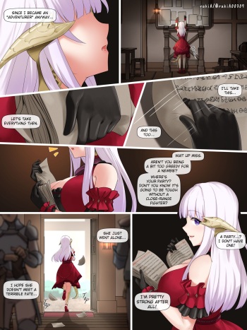 [rakiA] Lilith-chan (OC) ga Fantasy-fuu Sekai de Boukensha Gokko | Lilith-chan (OC) as an Adventurer in a Fantasy-Like World [English] cover