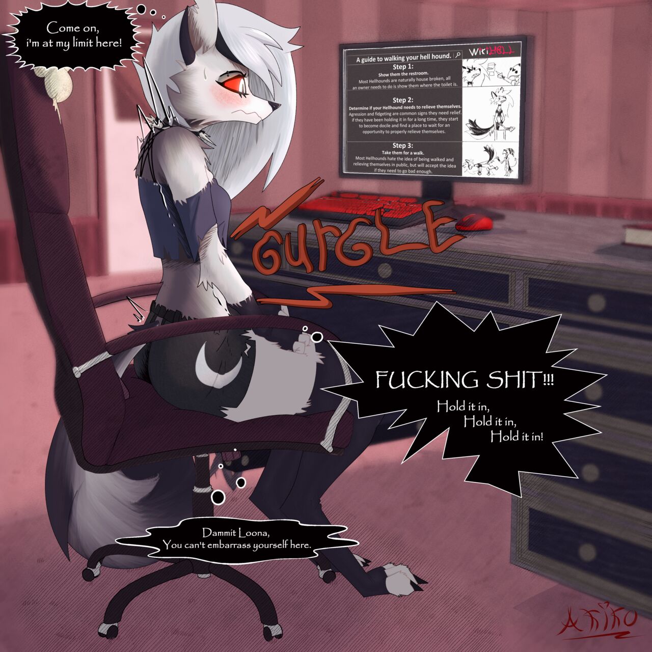 Loona Needs to be Walked page 2 full