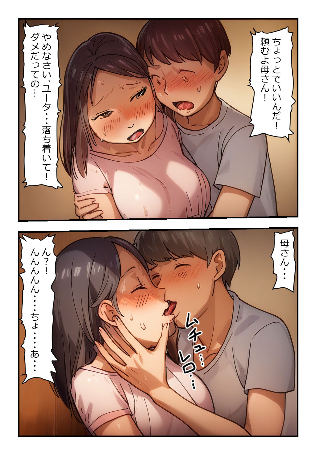 "Kinshin Soukan Taiken" Kaa-san e no Seiyoku ga Tomaranai! page 11 full