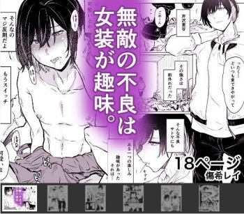 [傷希レイ]無敵の不良は女装が趣味 cover