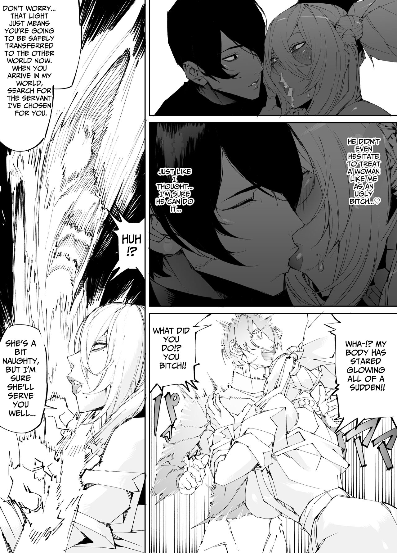 Kyokon Tensei -Seiki Shijou Shugi na Isekai ni Tensei shita no de Bakunyuu Bijo to Hame Makuri- page 12 full