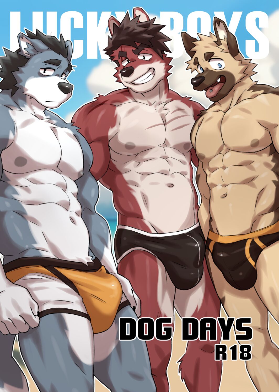 Lucky Boys - Dog Days - page 1 full
