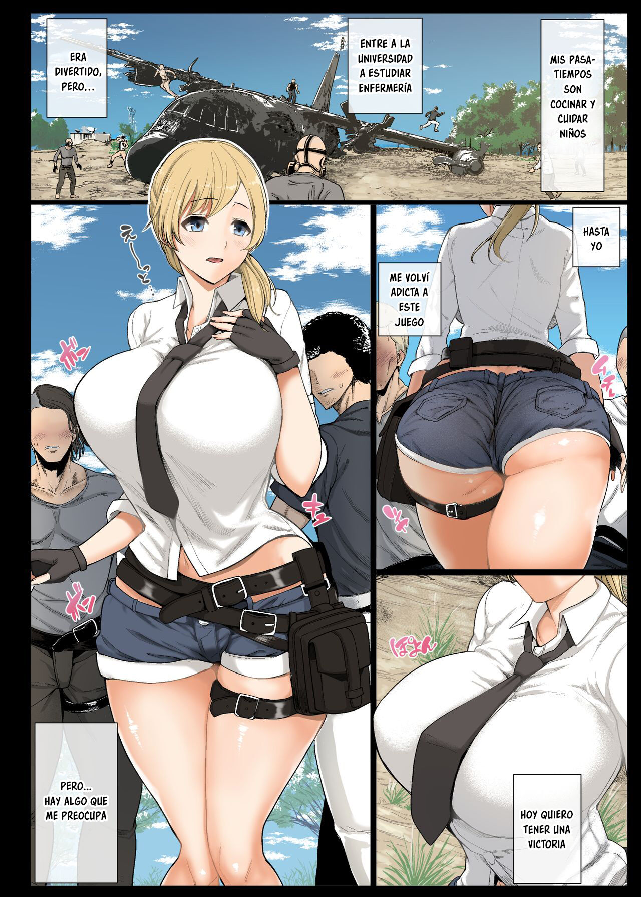 Geneki Joshidaisei to, Iyarashii Donkatsu page 2 full