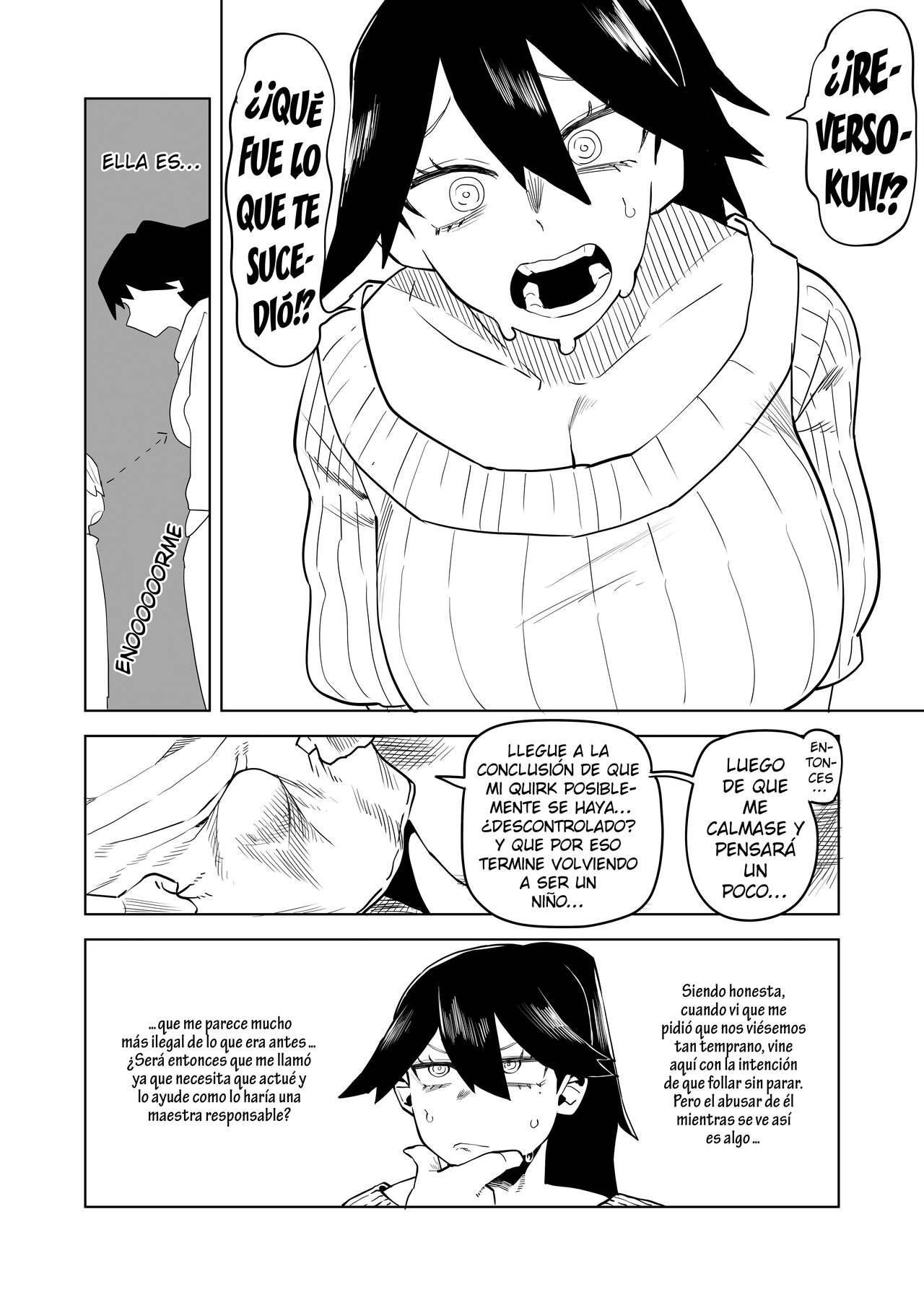 Teisou Gyakuten Mono Midnight no Baai | Academia de Héroes & una Moralidad Invertida 16: ~Midnight~ page 3 full