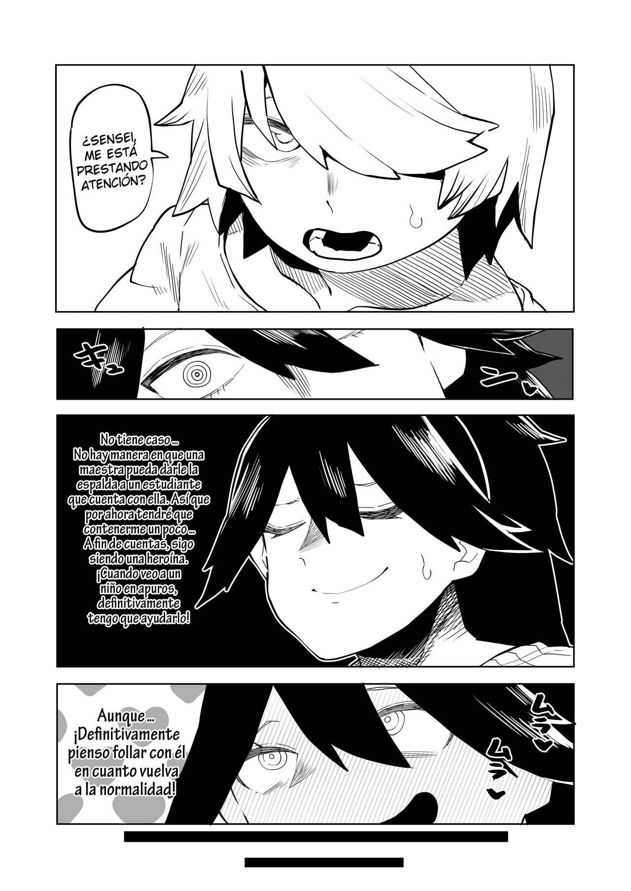Teisou Gyakuten Mono Midnight no Baai | Academia de Héroes & una Moralidad Invertida 16: ~Midnight~ page 4 full