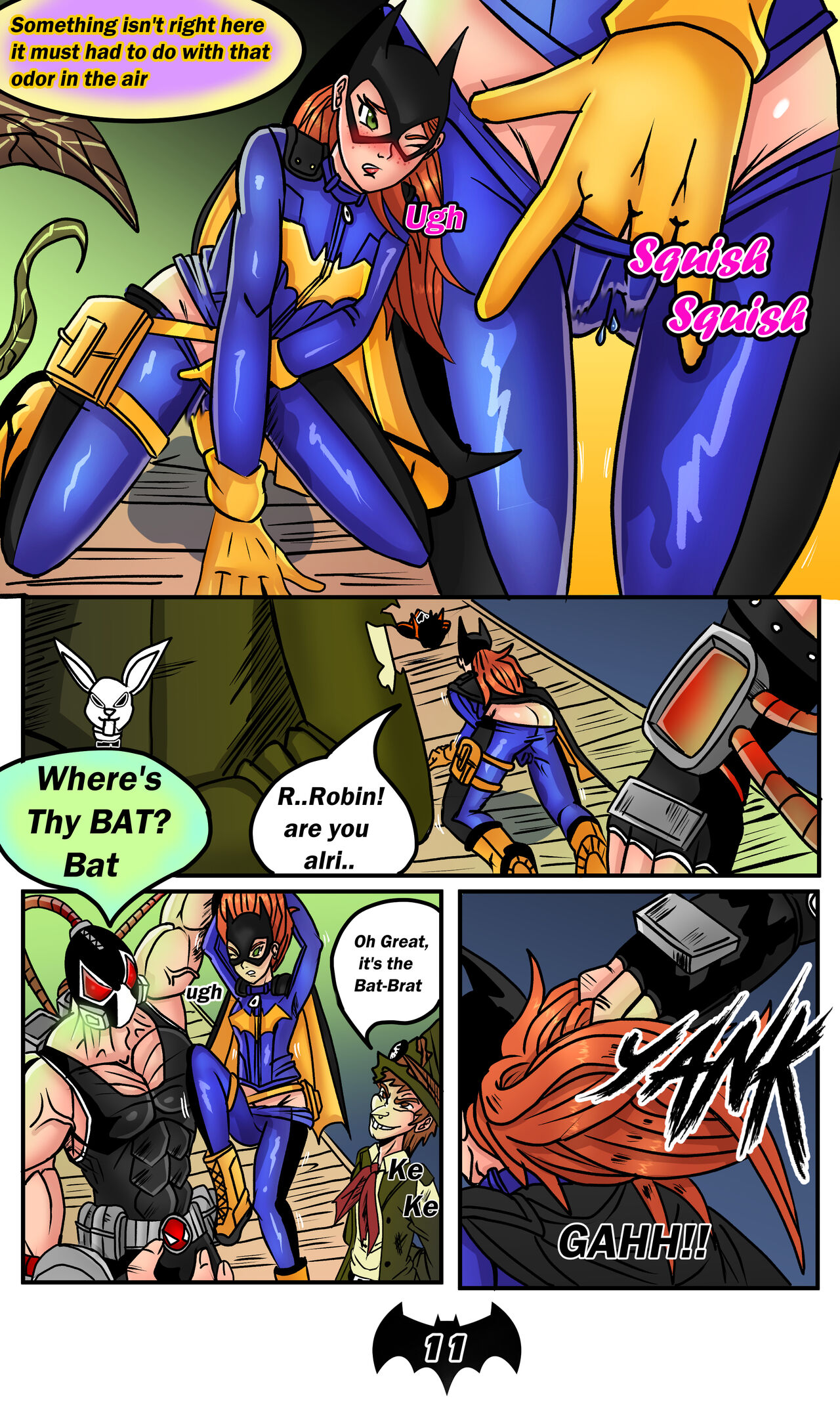 Batgirl Hentai 2: Mad For Bats page 12 full