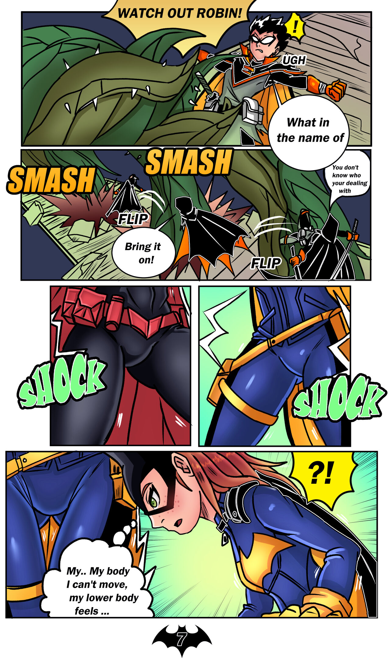 Batgirl Hentai 2: Mad For Bats page 8 full