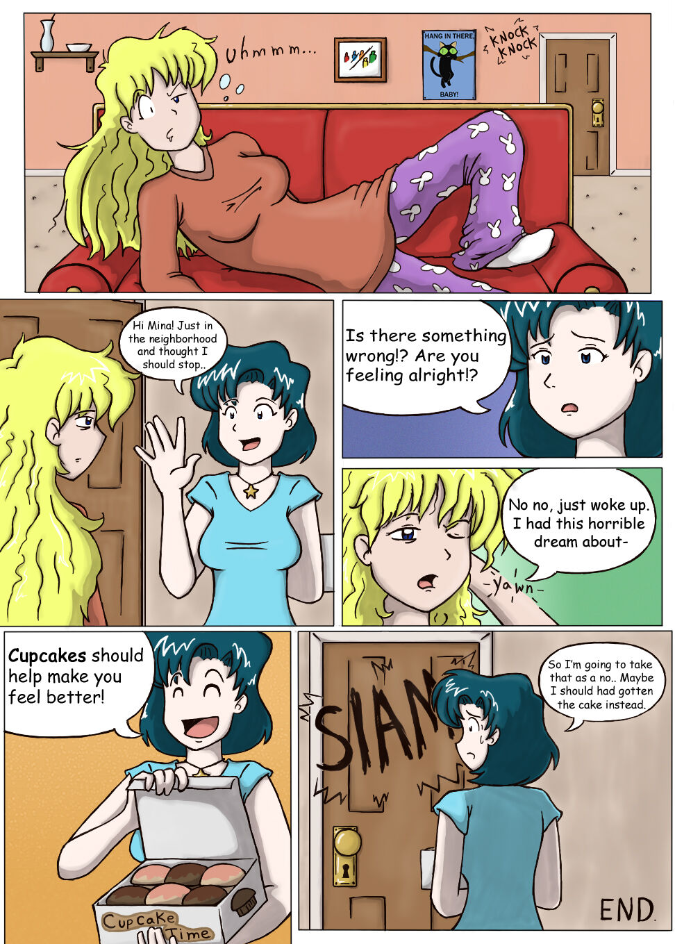 Sailor Cupcake Part 1 + 2 + alternate ending page 9 full