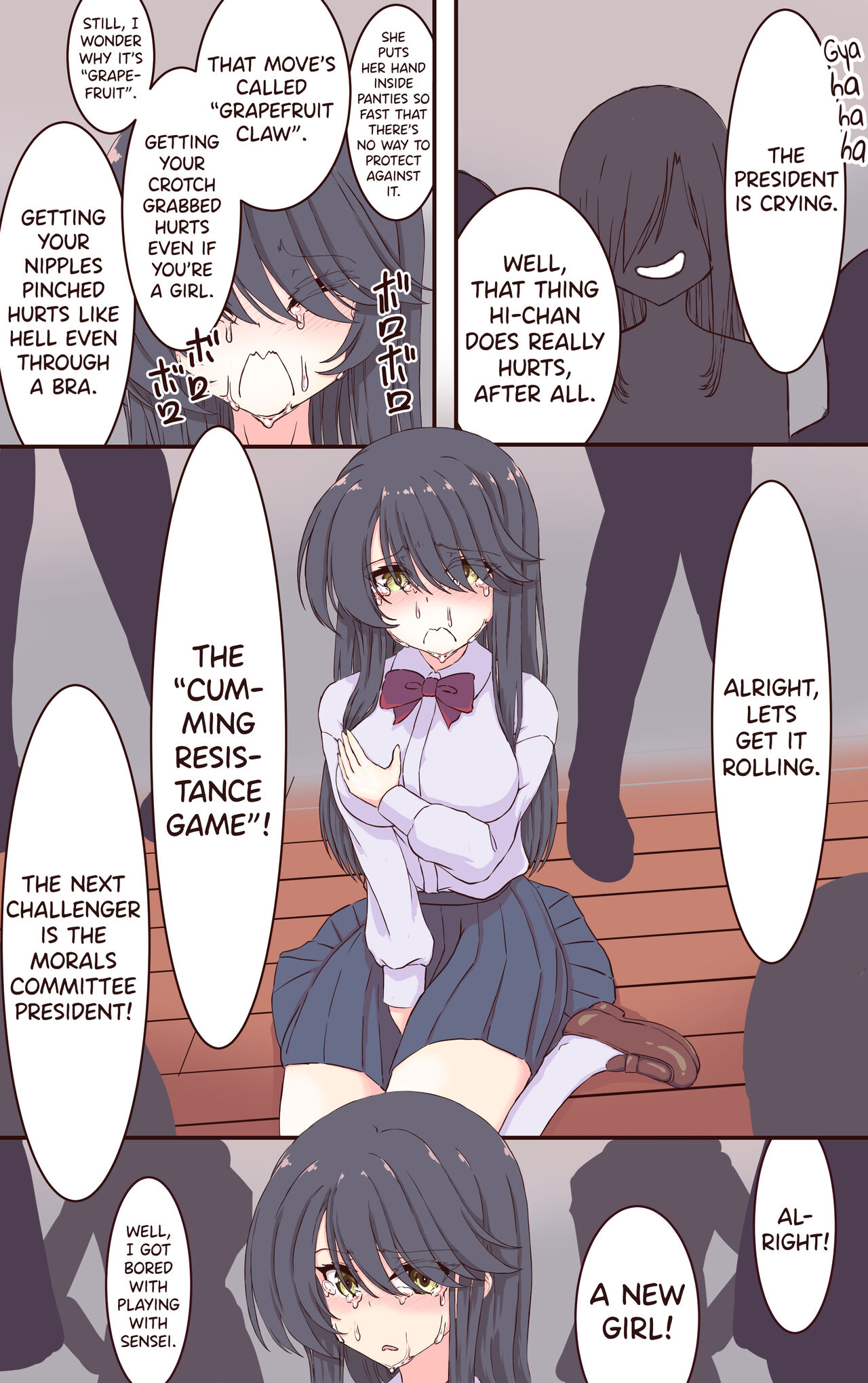 Iku no Gaman Game! Fuuki Iinchou Monzetsu Cli Seme Jigoku page 11 full