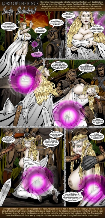 [Smudge] Lord Of The Black Cock Ring - Galadriel's BBC Gangrape cover