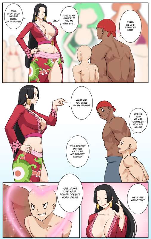 Boa Hancock Comic + short stories page 1 full