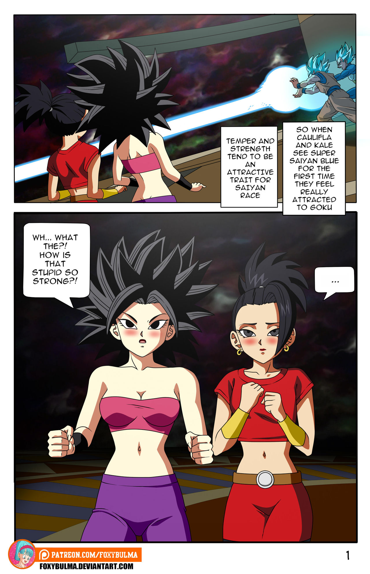 Saiyan Threesome page 1 full