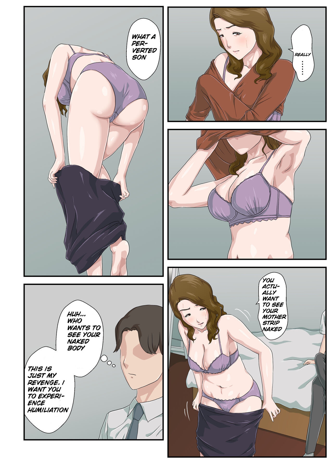 Dai Kirai na Haha wo Zenra Kaseifu ni Shita Hanashi page 11 full