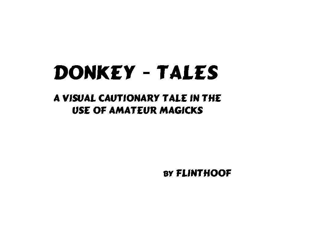 Donkey Tales page 1 full