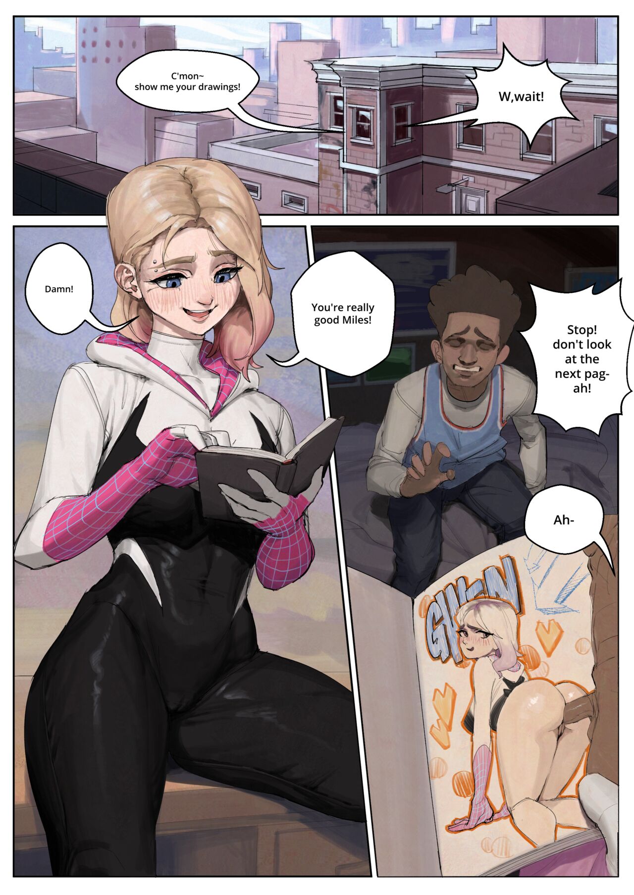 Gwen Stacy page 1 full