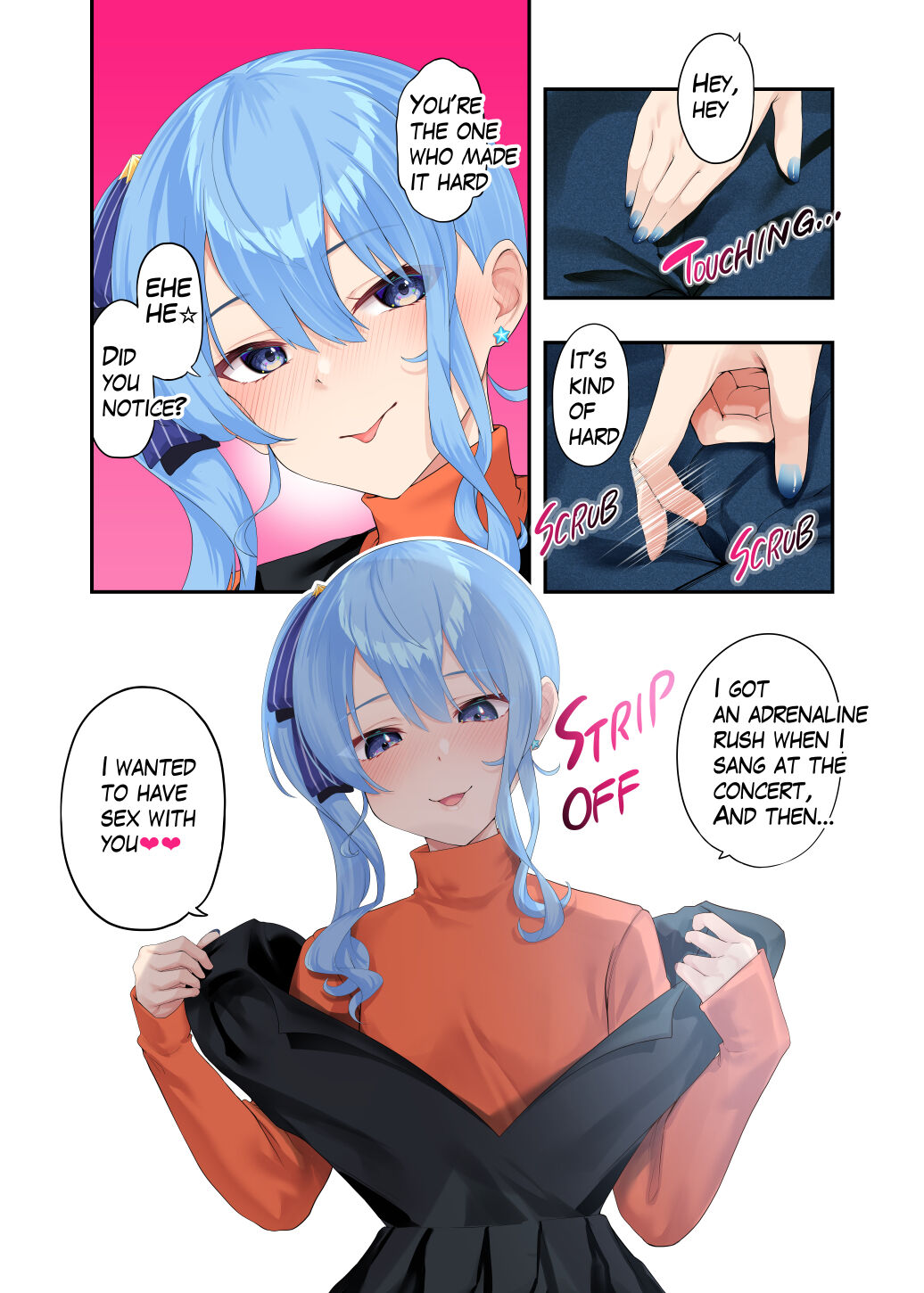 Sui-chan to Love Love Dousei Ichaicha H - A book about sweet cohabitation and lovey-dovey lovemaking with Suisei page 5 full