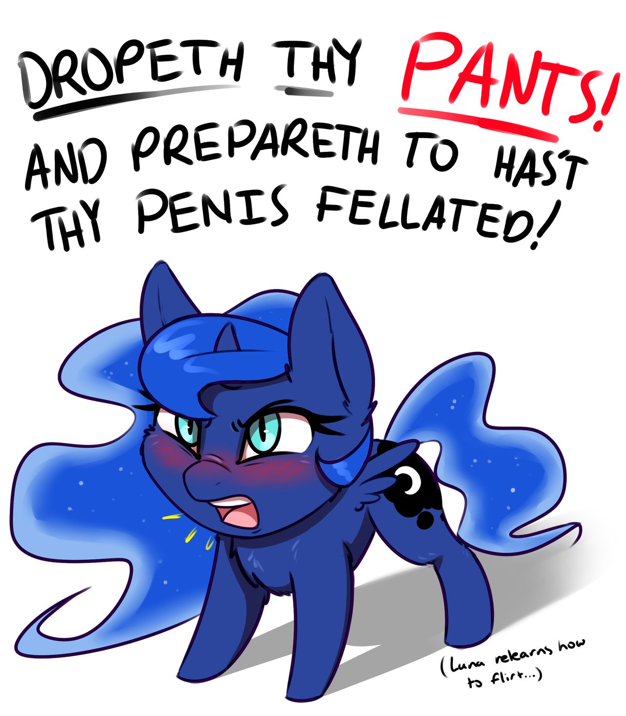 Luna Is Cute When She's Tsundere page 8 full