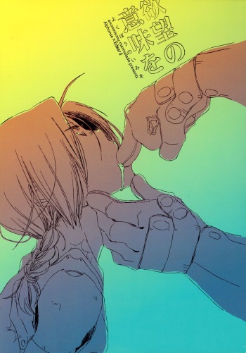 [Aruminiumu marmalade (Akino Mariko)] yokubou no imi wo (Fullmetal Alchemist) cover