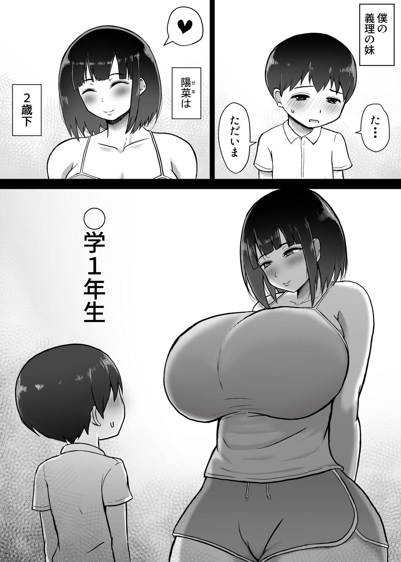 Ōkī Gimai ~ Hatsuiku ga yo Sugiru Sōjuku Gimai to Amaama Hna Mainichi ~ page 3 full
