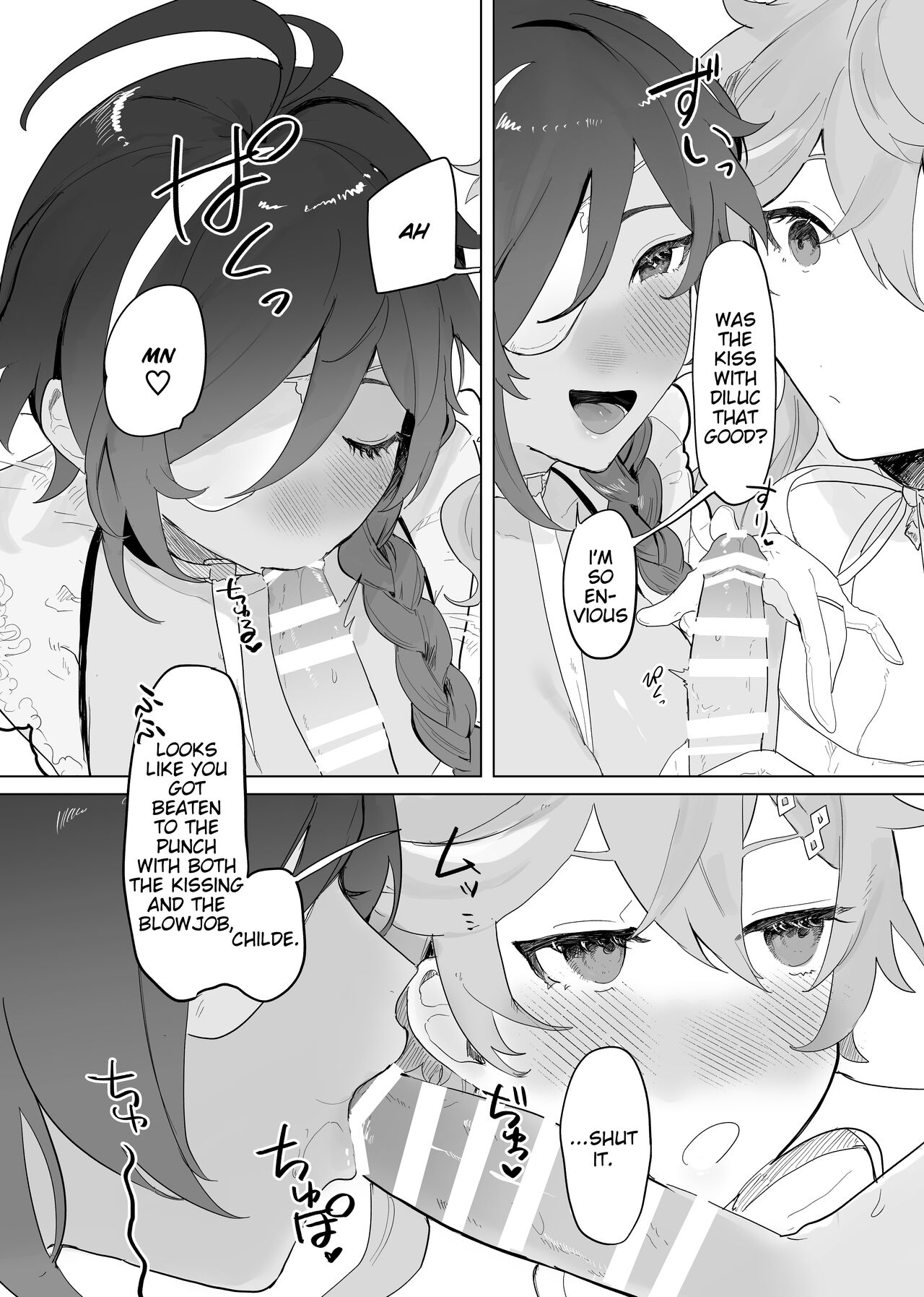 Sora-kun ga Ashinaga Oneechan-tachi to Ichaicha Suru Hon | Aether flirts with the long legged ladies page 6 full