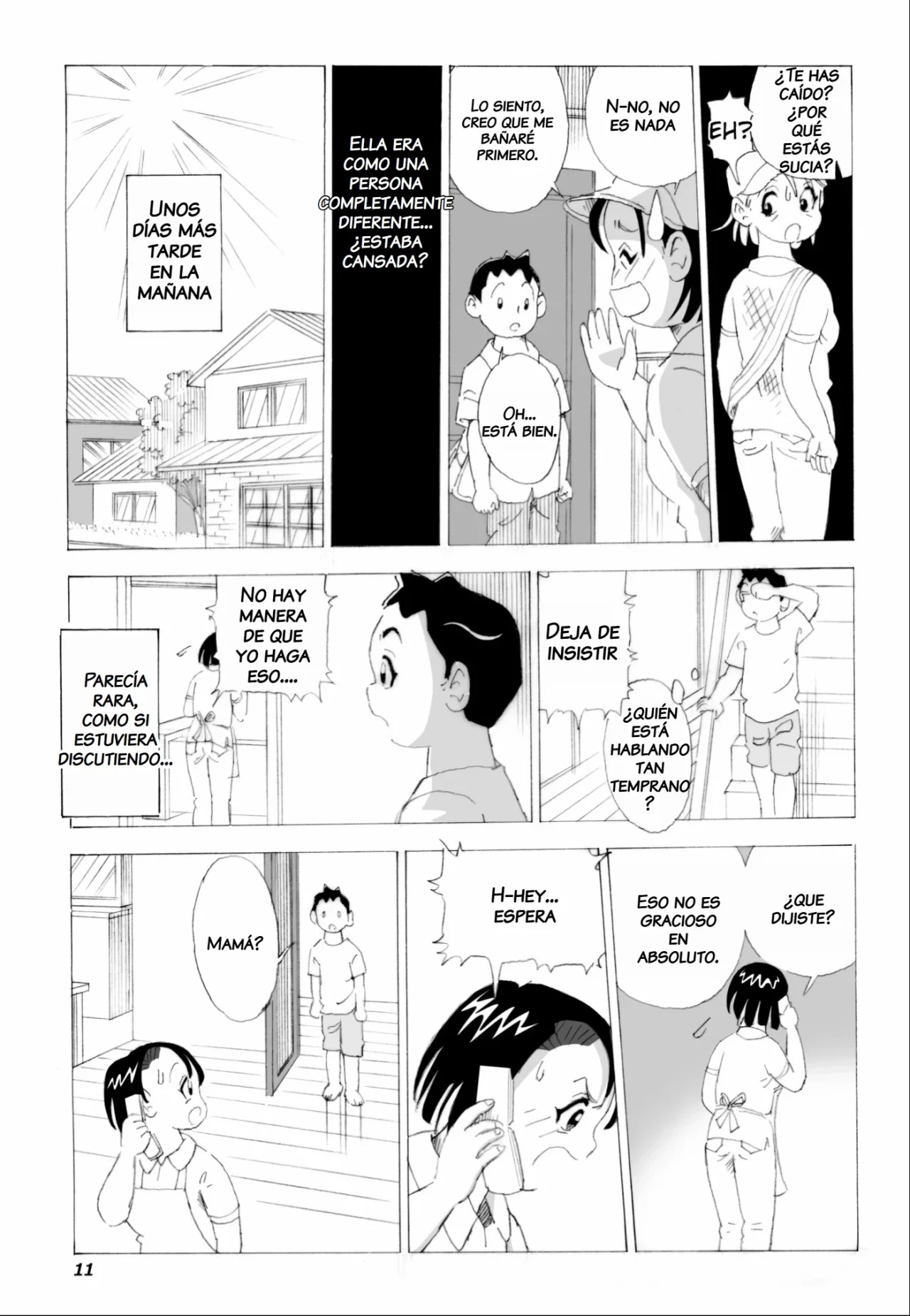 Kaa-san to Yankee Bouzu | La Madre y el Chico Yankee page 12 full