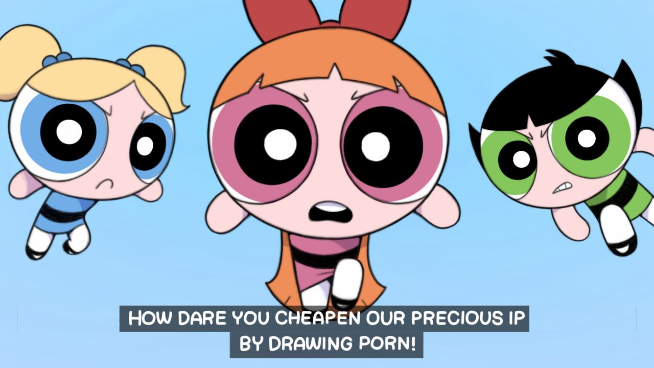The PowerPuff Girls vs Garabatoz page 1 full