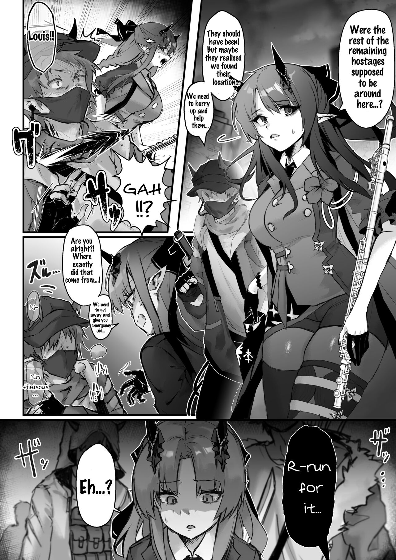 A Hopeless Hibiscus Rape Manga page 1 full