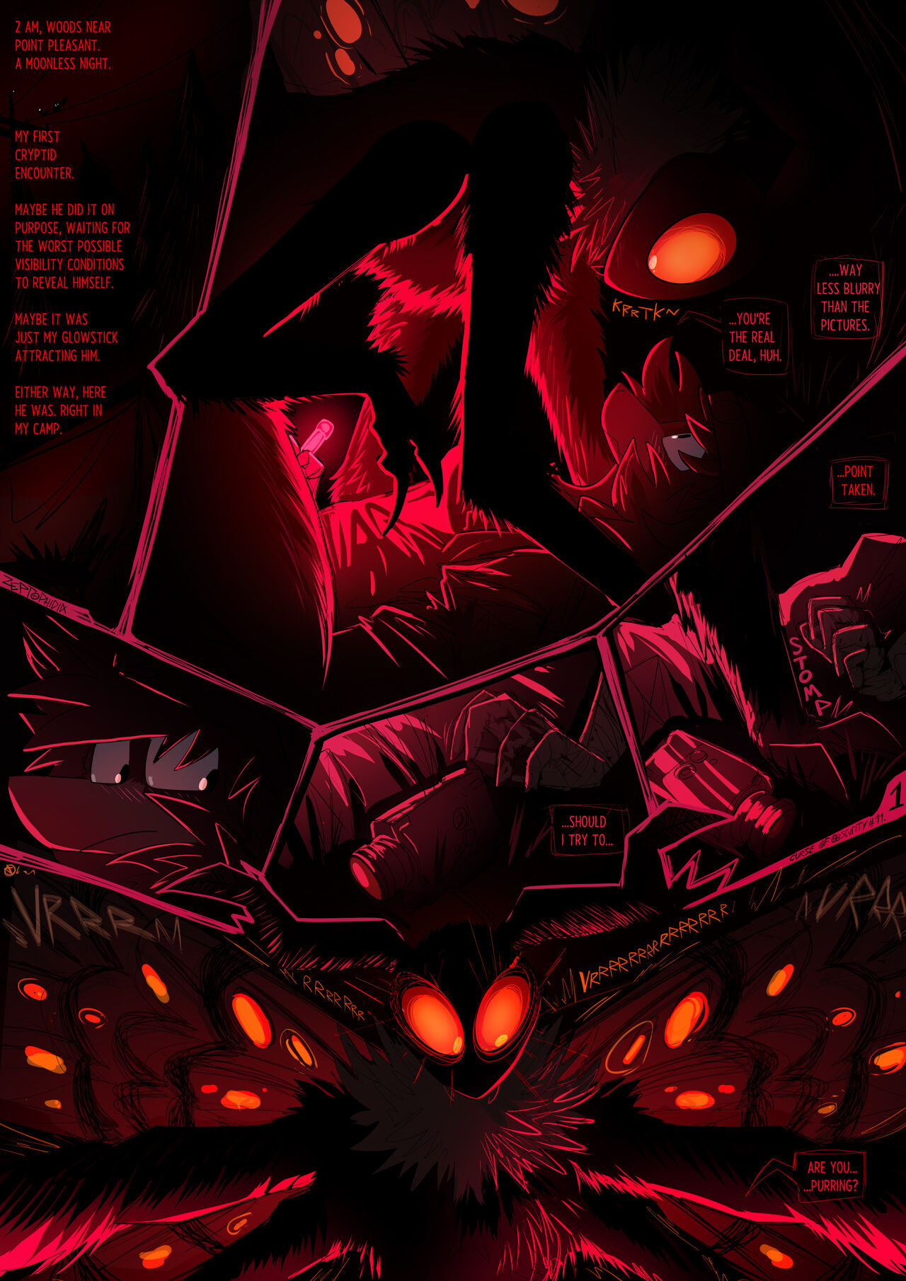 Curse Of Obscurity #11 - Mothman page 1 full