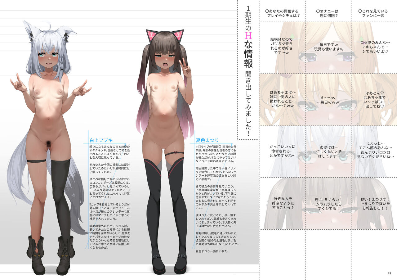 ホ□ライブ からだのくらべる図鑑 ーちちくらべ しりならべー page 12 full