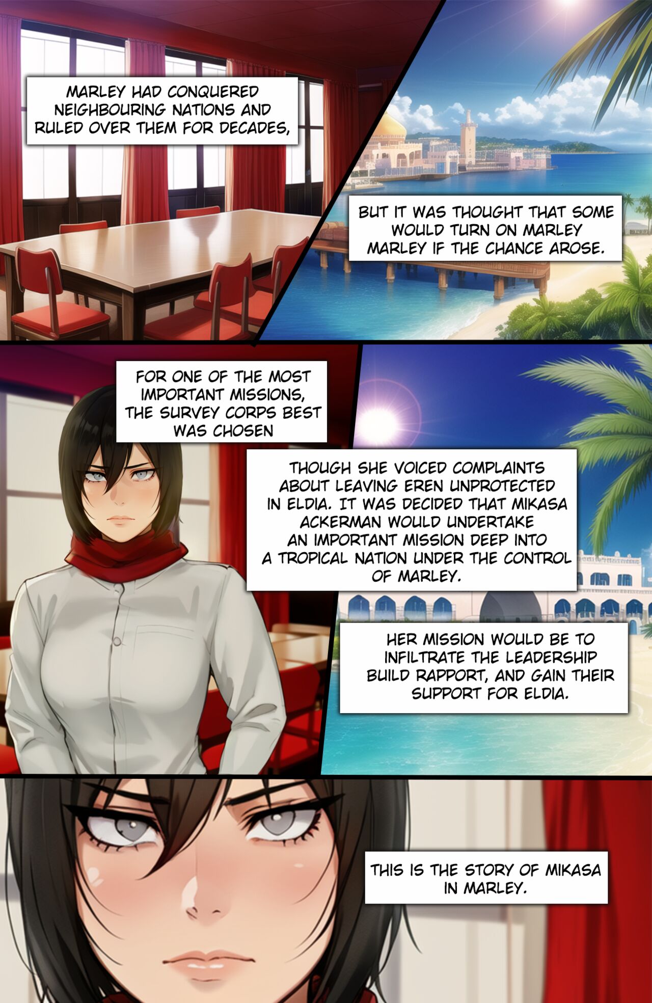 Mikasa in Marley 1-4 page 11 full