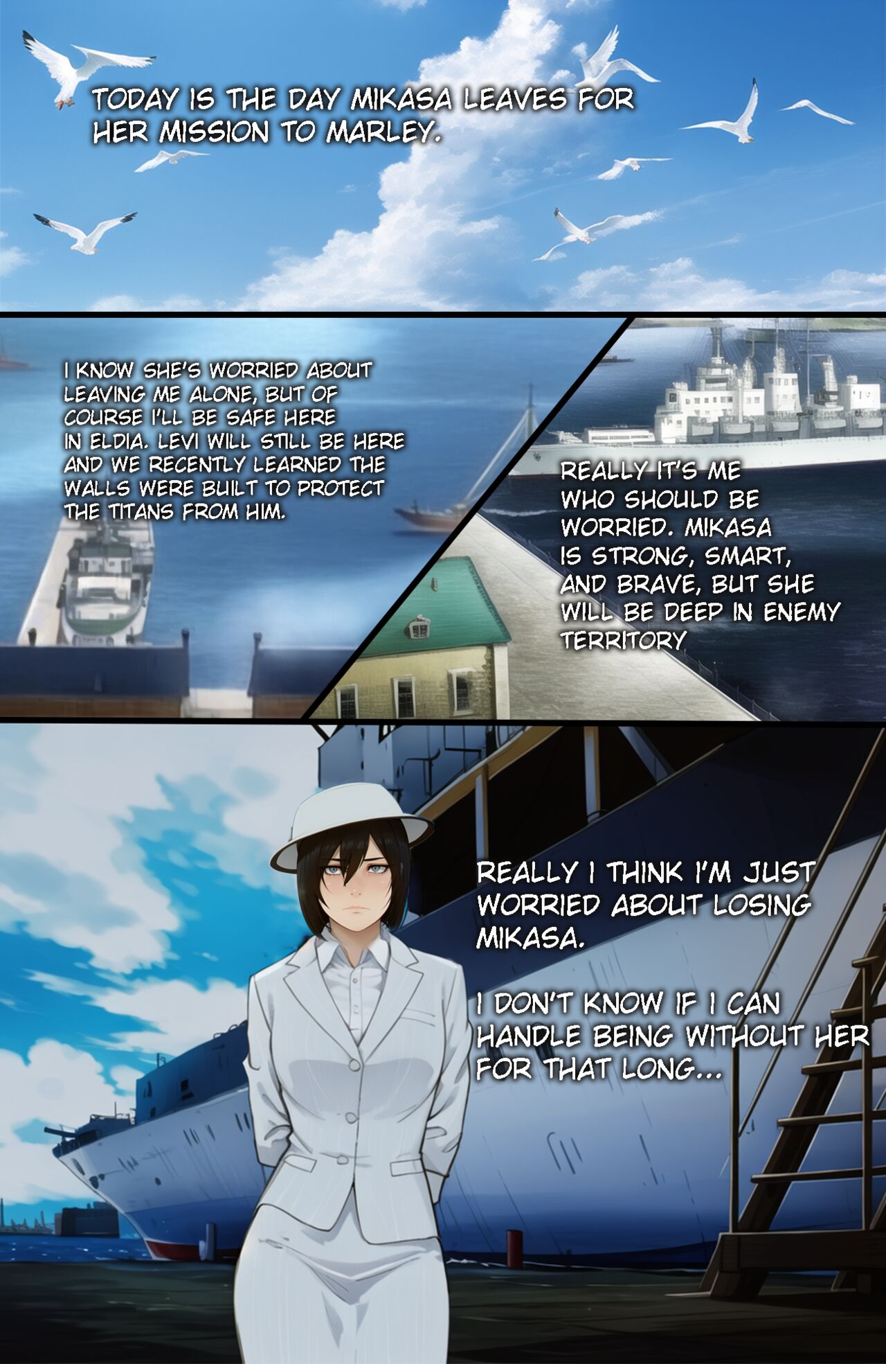 Mikasa in Marley 1-4 page 12 full
