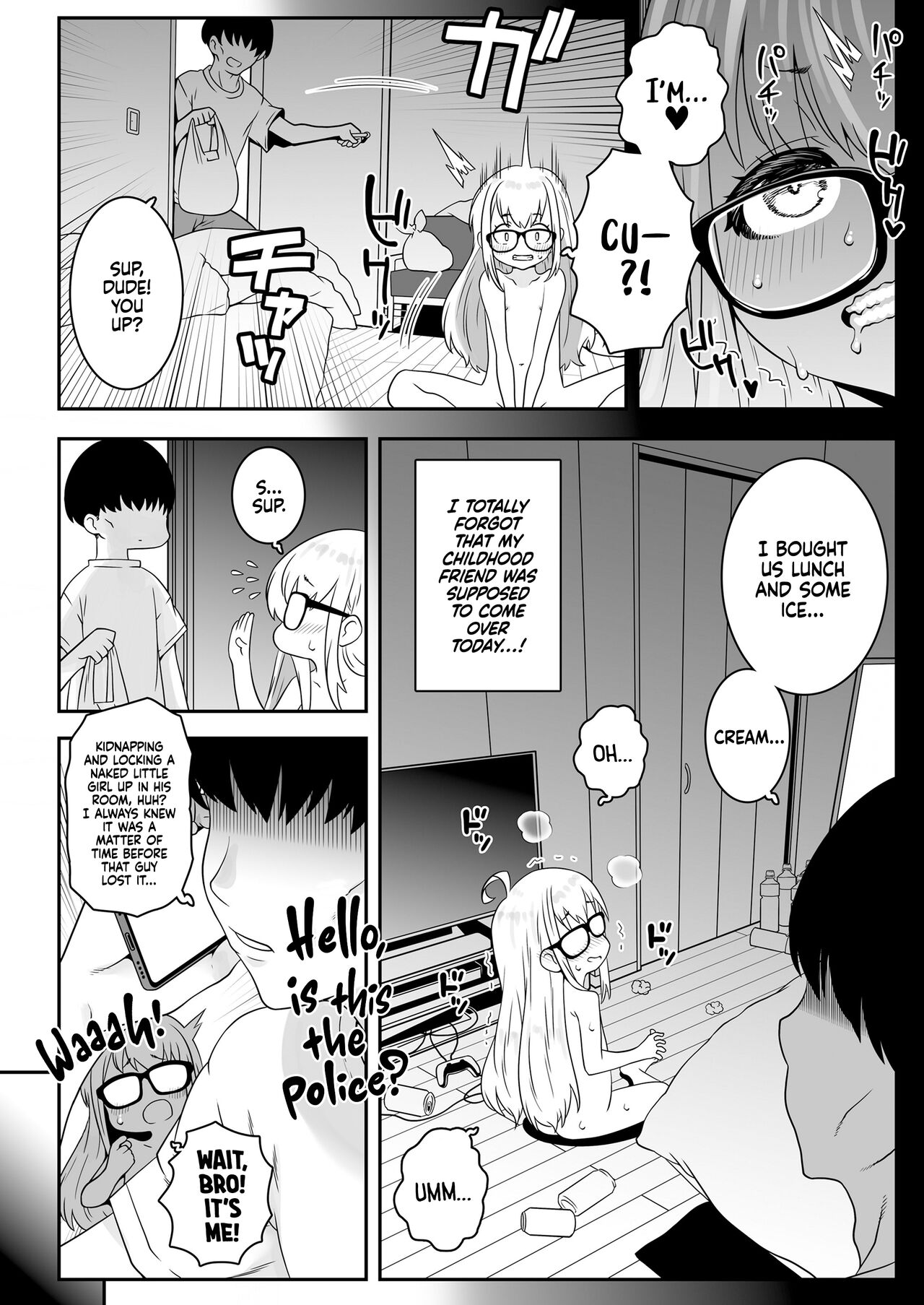 Ojoji-san TS shita Oji-san ga Osananajimi no oji-san to no Sex ni Dohamari Shichau Zen Kiroku | LOji-san An Old Man Who Genderswapped Into a Little Girl and Gets Addicted to Having Sex With His Childhood Friend! page 11 full